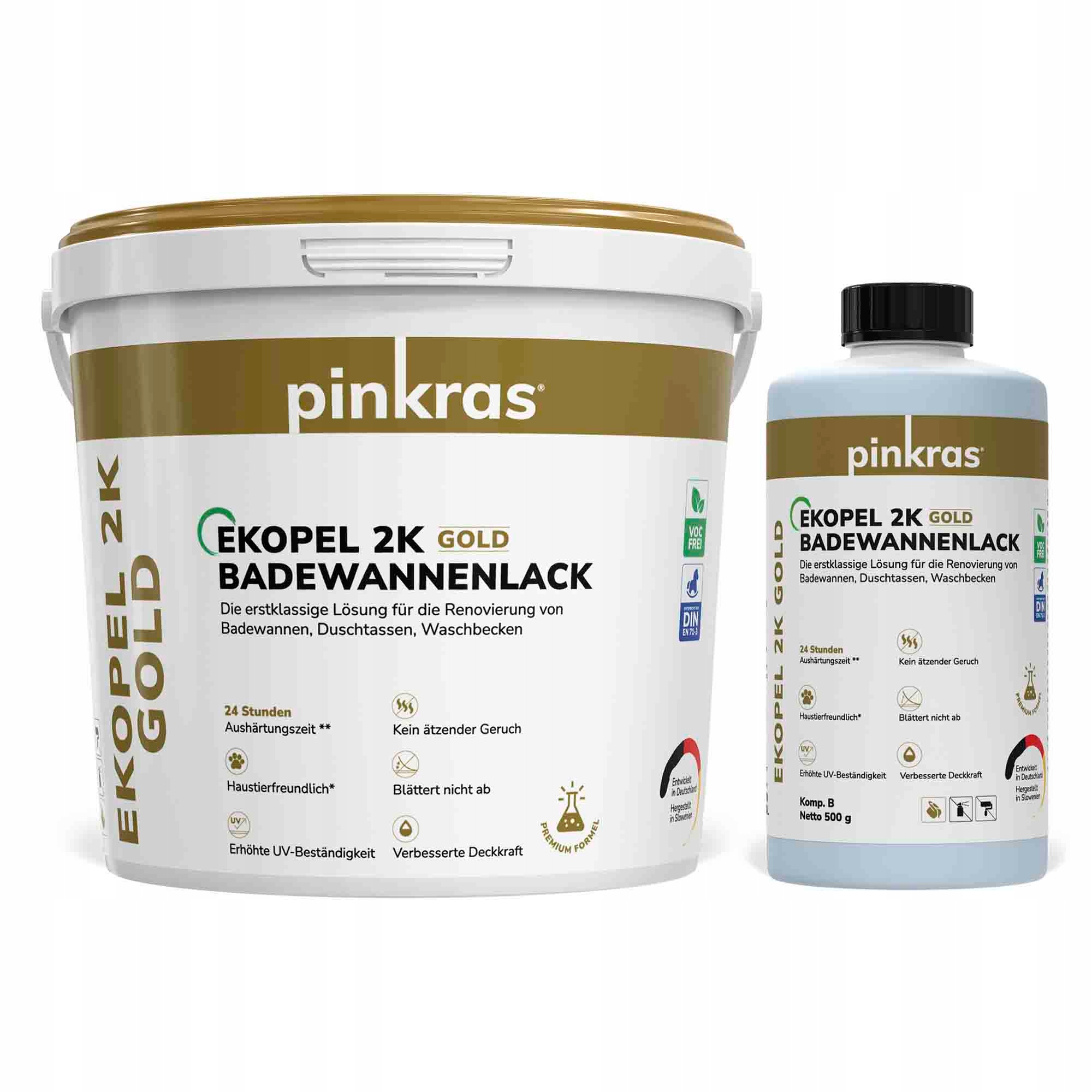 Epoxidový email na kov, 3 l, lesklá biela